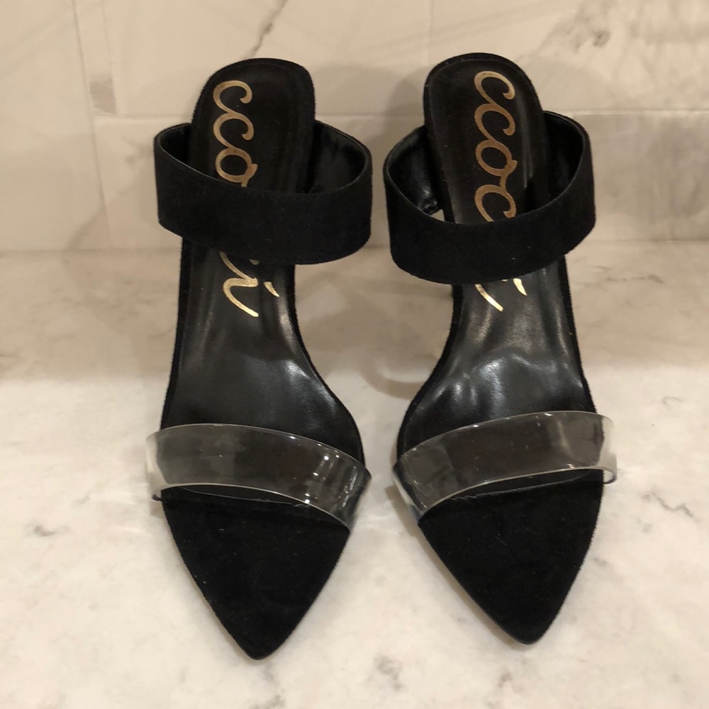 Clear Strap Heel Sandals